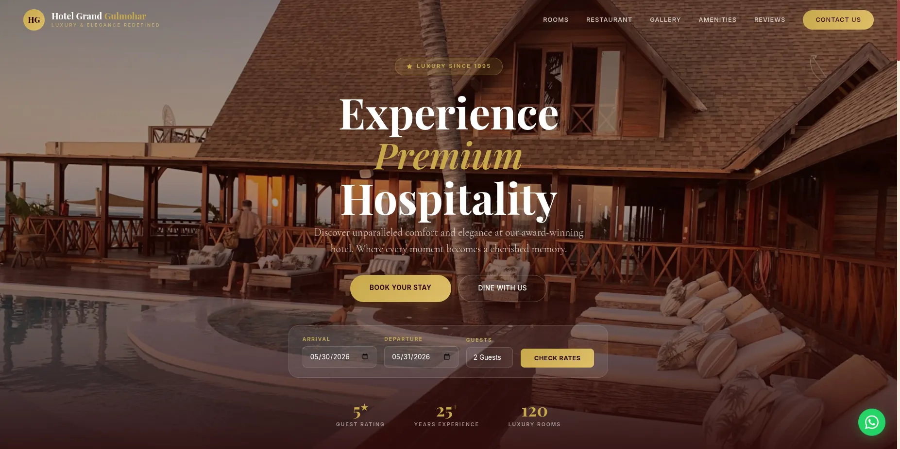 Hotel Grand Gulmohar — screenshot